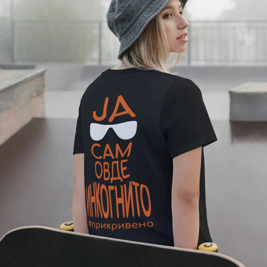Инкогнито, црна женска мајица